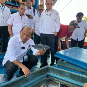 Geliat Perikanan Tangkap di Muara Baru Jakarta Pasca Libur Lebaran.
