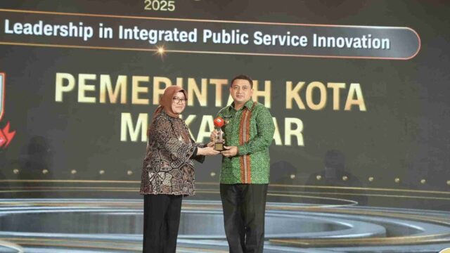 Pemkot Makassar Raih Penghargaan Nasional Atas Inovasi Smart City dan Layanan Publik Terintegrasi